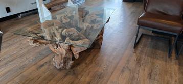Teak Boomwortel Salontafel 140x90 beschikbaar voor biedingen