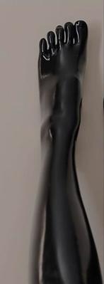 Lange ( kinky) Latex Sokken - Nieuw!, Kleding | Dames, Sokken en Kniesokken, Verzenden, Zwart, Nieuw