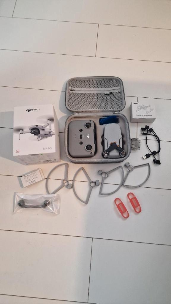 Zgan DJI mini 4K drone met heel veel extra's!, Audio, Tv en Foto, Drones, Zo goed als nieuw, Cameradrone, Standaard kwaliteit
