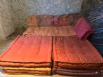 Loungebank / Vloerbed indiaas batik, Ophalen of Verzenden, Zo goed als nieuw, 200 tot 250 cm, Vierpersoons of meer