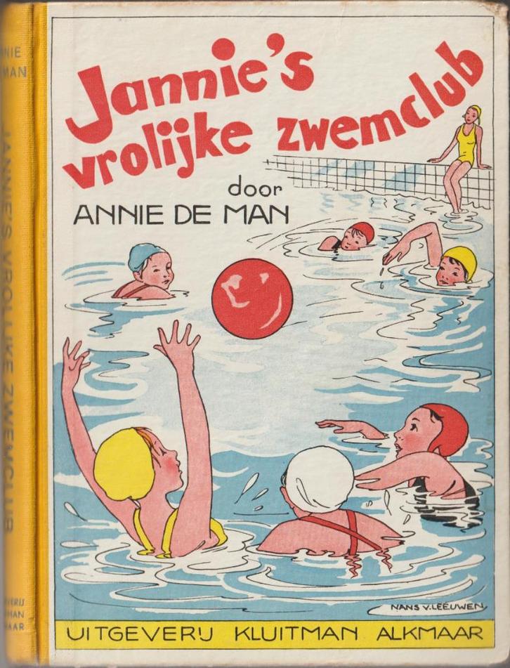 Annie de Man - Jannie's vrolijke zwemclub, Antiek en Kunst, Antiek | Boeken en Bijbels, Ophalen of Verzenden