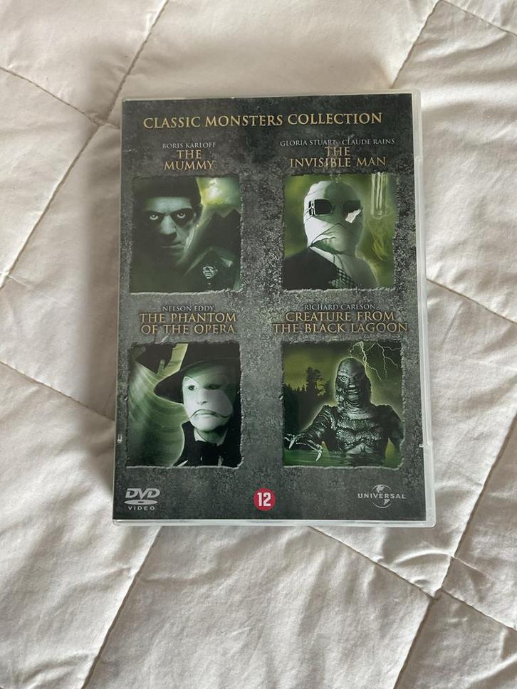 Classic Monsters Collection DVD Boxset, Cd's en Dvd's, Dvd's | Overige Dvd's, Zo goed als nieuw, Boxset, Vanaf 12 jaar, Ophalen of Verzenden