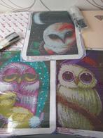 Diamond Painting Uilen Set, Hobby en Vrije tijd, Ophalen of Verzenden, Nieuw