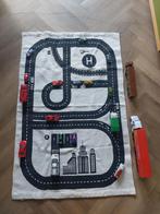 Speelkleed met auto's en vrachtwagens, Ophalen of Verzenden, Gebruikt