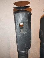 Grote balusters baluster kandelaars kandelaren brocante, Antiek en Kunst, Ophalen of Verzenden