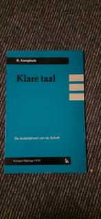 klare taal b. kamphuis, Gelezen, Ophalen of Verzenden