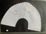 Vintage katoenen kraagje met gekleurde motieven op wit €4,00, Ophalen of Verzenden