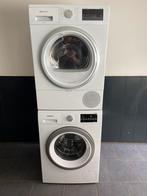 Siemens was/ droog combinatie, 6 tot 8 kg, Ophalen, Zo goed als nieuw, 85 tot 90 cm