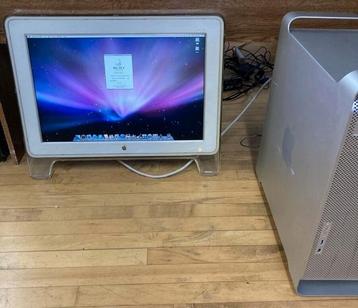 Powermac G5, SSD 120GB, Sorbet Leopard ,Apple 20 inch scherm beschikbaar voor biedingen