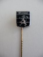 oud emaille speldje - BELGIQUE - BELGIE, Ophalen of Verzenden, Stad of Land, Speldje of Pin