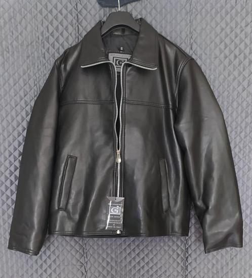 SALE : voorjaars jack zwart leder in de maat S :, Kleding | Heren, Jassen | Zomer, Nieuw, Maat 46 (S) of kleiner, Zwart, Ophalen of Verzenden