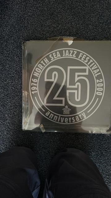 25 jaar north sea jazz festival LP vinyl en boek in hoes