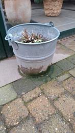 Zinken emmers / teil/ vuilnisbak/ gieter, Ophalen, Gebruikt, Zink, Met handgreep