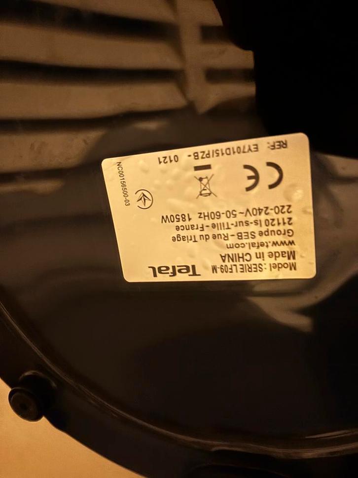 Tefal Airfryer - gebruikt maar echt nog goed, Witgoed en Apparatuur, Airfryers, Gebruikt, Airfryer XXL, Ophalen of Verzenden