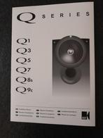 Muziekliefhebbers, buitenkans! 5 KEF boxen uit de Q series!, Audio, Tv en Foto, Luidsprekers, Zo goed als nieuw, 120 watt of meer
