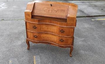 Vintage klasieke secrataire ladekast kast beschikbaar voor biedingen