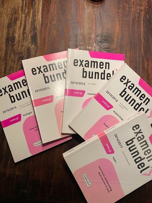 5 examenbundels vmbo gt, Boeken, Schoolboeken, Zo goed als nieuw, VMBO, Ophalen of Verzenden