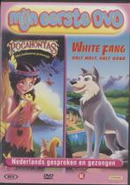 (47) 2 Films: Pocahontas & White Fang, half wolf, half hond, Cd's en Dvd's, Dvd's | Tekenfilms en Animatie, Amerikaans, Alle leeftijden