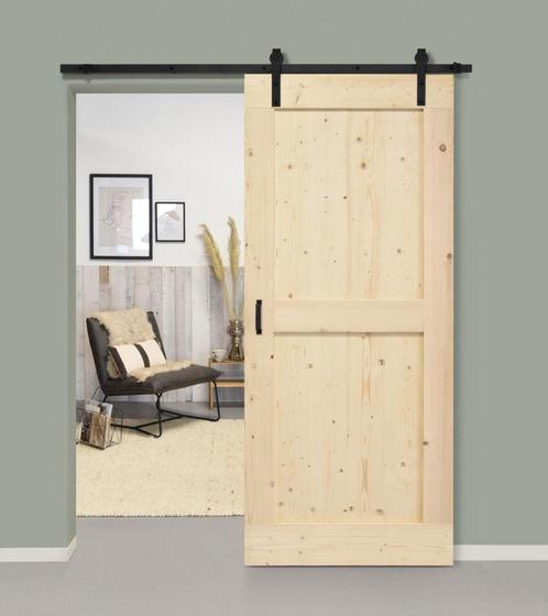 loftdeur | houten loftdeur | schuifdeur | houten schuifdeur, Doe-het-zelf en Verbouw, Deuren en Horren, Nieuw, Binnendeur, 200 tot 215 cm