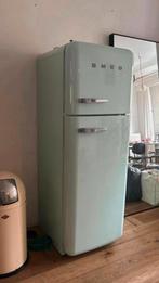 Pastelgroene smeg koelkast, 200 liter of meer, Zo goed als nieuw, Met vriesvak, 160 cm of meer