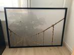 Ingelijste poster Brug, Ophalen, 125 cm of meer, Zo goed als nieuw, Foto of Poster