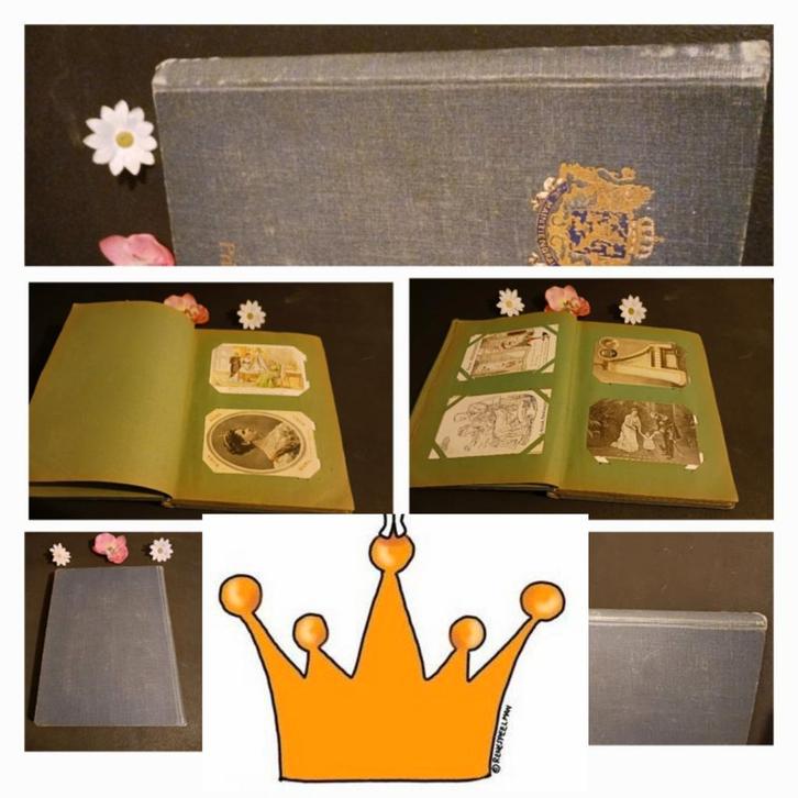 prinses Juliana Baby Prinsesse-Album 1909 + 86 kaarten, Verzamelen, Koninklijk Huis en Royalty, Gebruikt, Kaart, Foto of Prent