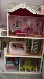 Poppenhuis met accessoires, Ophalen of Verzenden, Zo goed als nieuw, Poppenhuis