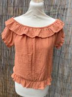 Revelation offshoulder t-shirt maat S NIEUW peach, Kleding | Dames, Tops, Overige kleuren, Nieuw, Ophalen of Verzenden, Korte mouw