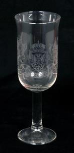 kelkglas "Zeven eeuwen landscheiding" -1985, Antiek en Kunst, Antiek | Glas en Kristal, Ophalen of Verzenden