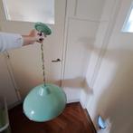 Turquoise lamp, metaal, 50cm - kinderkamer, Ophalen, Metaal, Vintage, Minder dan 50 cm