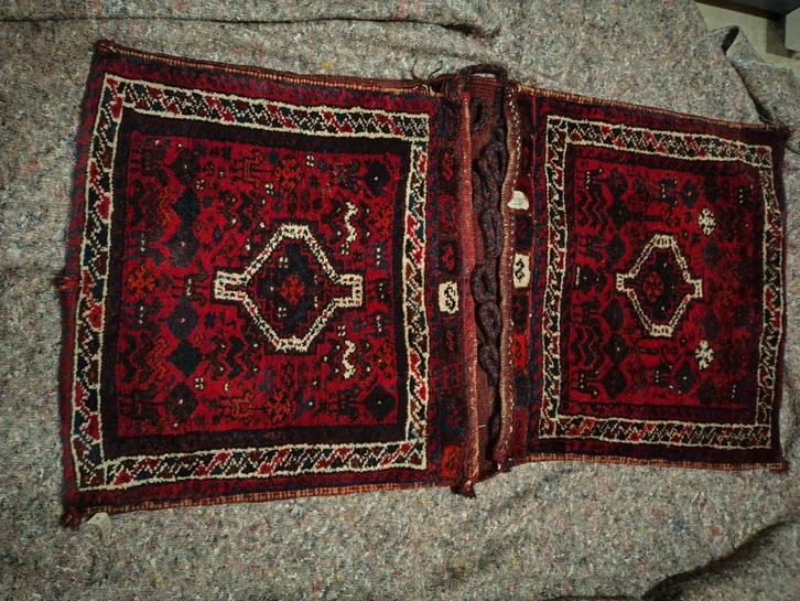 Perzisch tapijt/zadeltas, Huis en Inrichting, Stoffering | Tapijten en Kleden, 200 cm of meer, Rechthoekig, Ophalen of Verzenden