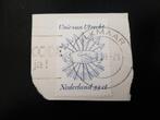 stempel Alkmaar, Unie van Utrecht op briefstuk.  Verzendkost, Postzegels en Munten, Postzegels | Nederland, Verzenden, Na 1940
