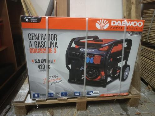 Daewoo GDAX9250E-3 generator/aggregaat benzine, Doe-het-zelf en Verbouw, Aggregaten, Nieuw, Benzine, 5 tot 10 kVA, Elektrisch startend