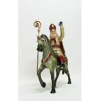 Sinterklaas op paard – Sint beeld – 37 cm 30x15x37 cm, Nieuw, Ophalen of Verzenden