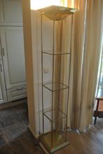 Vitrinekast, zuil met dimmer en verlichting, Ophalen, Met plank(en), Minder dan 50 cm, Gebruikt