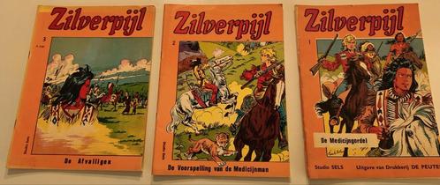 Zeldzame Zilverpijl strips 1-2-3 Frank Sels, Boeken, Stripboeken, Gelezen, Meerdere stripboeken, Verzenden