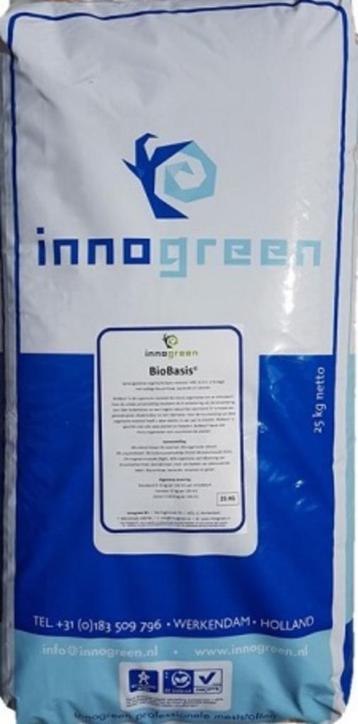 Organische korrelmeststof Innogreen 25 kg. BioBasis beschikbaar voor biedingen