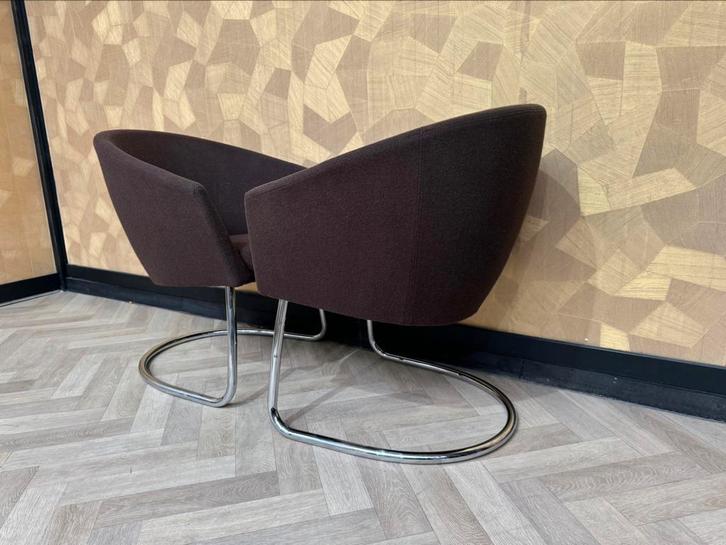 5x Artifort Megan interglobe bruin, Huis en Inrichting, Stoelen, Ophalen of Verzenden