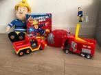Brandweerman Sam: auto's + poppetjes, helm, legpuzzelboek, Kinderen en Baby's, Speelgoed | Actiefiguren, Ophalen of Verzenden