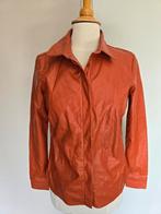Studio Anneloes faux leather blouse S, Ophalen of Verzenden, Zo goed als nieuw, Oranje