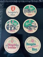 Leuke verzameling HENGELO BIER bierviltjes. Jaren 80., Verzamelen, Viltje(s), Overige merken, Gebruikt, Ophalen of Verzenden