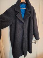 Wollen winterjas mt XL Donkerblauw gemêleerd, Kleding | Dames, Grote Maten, Ophalen of Verzenden, Zo goed als nieuw, Zwart, Jas of Mantel