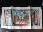 Groot etiket voor victoria biscuits, Ophalen of Verzenden, Zo goed als nieuw, Verpakking