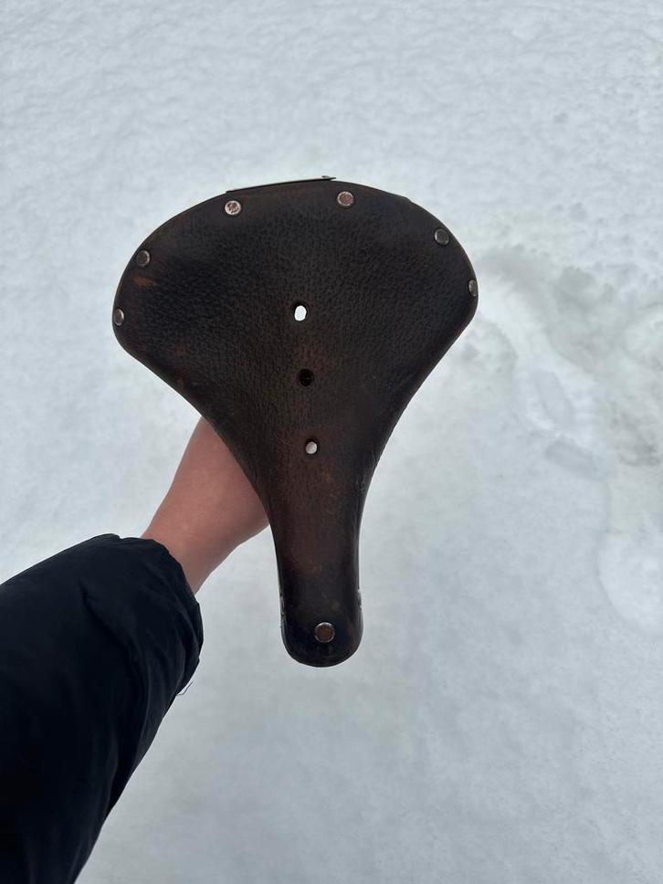 Brooks Zadel - Klassiek en Comfortabel, Fietsen en Brommers, Fietsonderdelen, Gebruikt, Zadel, Ophalen of Verzenden