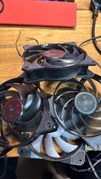 Msi fan 1x coolermaster rgbfan 3x overige fan2x, Computers en Software, Computerkoelers, Ophalen, Zo goed als nieuw, Luchtkoeling