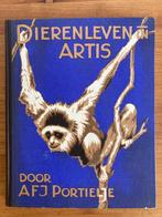 Verkade album-Dierenleven in Artis-A.J.F. Portielje-1939, Ophalen of Verzenden, Gelezen, A.F.J. Portielje, Plaatjesalbum