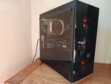 Game PC Ryzen 5 5600X 5700 XT 32GB DDR4 256GB NVMe 3TB HDD beschikbaar voor biedingen