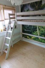 Flexa hoogslaper/bed, massief hout, Ophalen, Gebruikt, Eenpersoons, 160 tot 180 cm