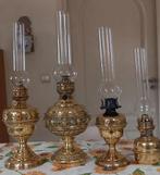 Prachtige Petroleum lampen van koper, Antiek en Kunst, Ophalen of Verzenden
