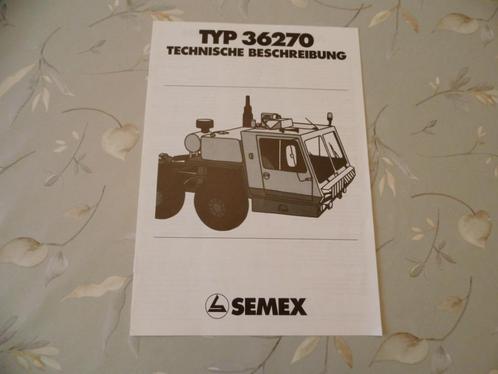 Semex Tatra Typ 36270 techn gegevens, Boeken, Auto's | Folders en Tijdschriften, Zo goed als nieuw, Algemeen, Verzenden